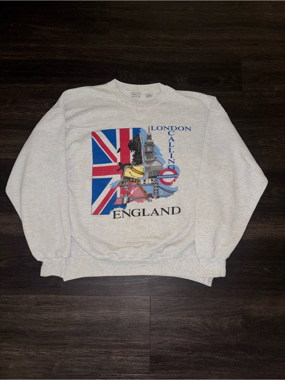 Vintage London England Heavyweight Crewneck